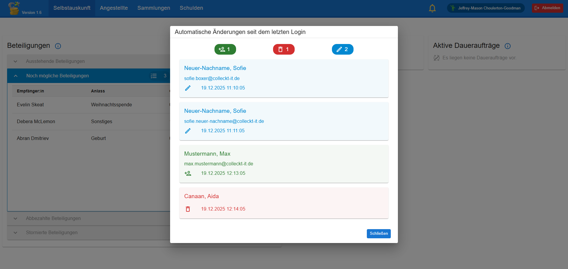 Ein Azubi-Projekt: "colleck*t“: